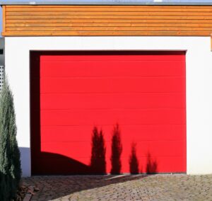 garage door color ideas red